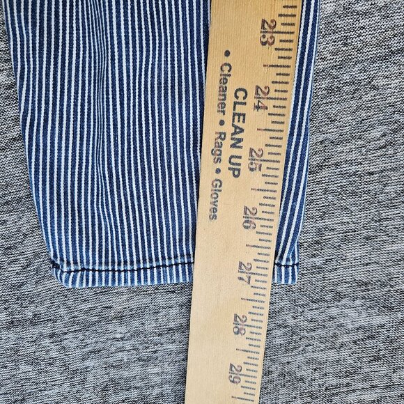 Mother Women's The Vamp Skinny Jean On the Road Destroy Railroad Stripe Size 28 - Picture 13 of 16